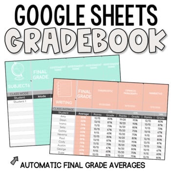 Digital Gradebook Google Sheets