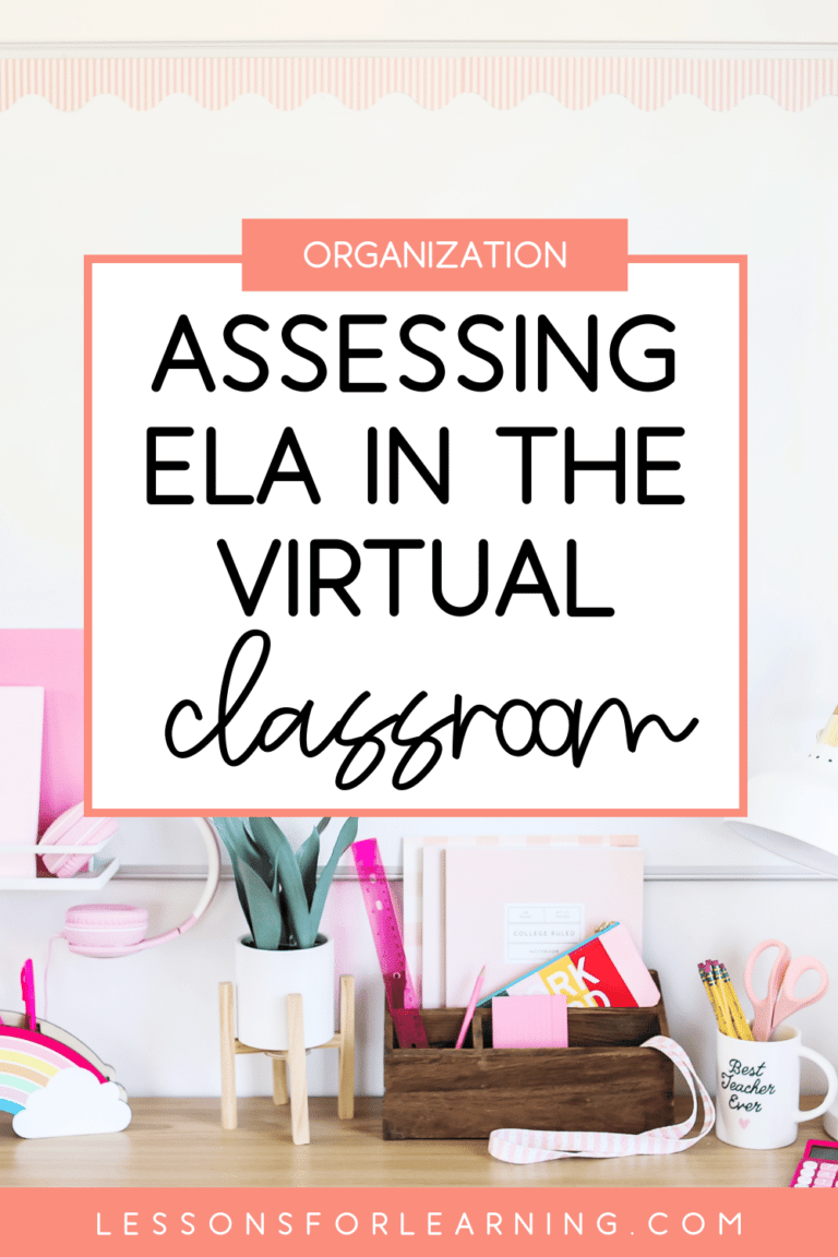 assessing ela in the classroom