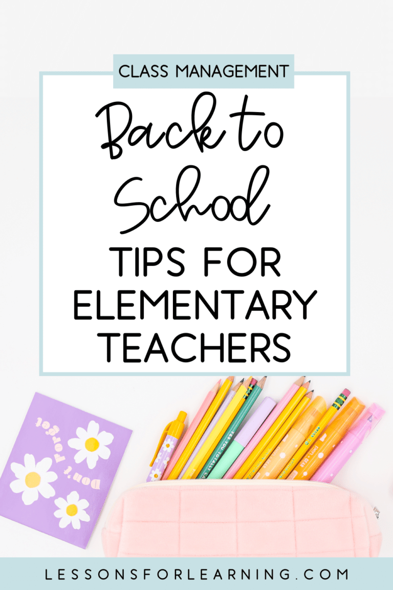 bach to school tips for elementary students