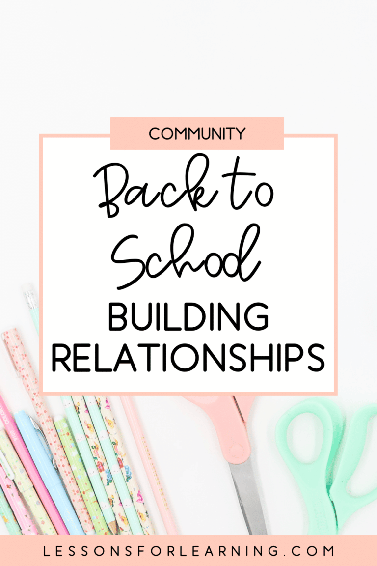 back to school building relationships