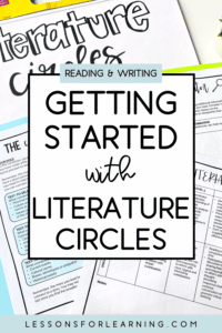 Literature Circle Roles: Quick Guide to Getting Started! - Lessons for ...