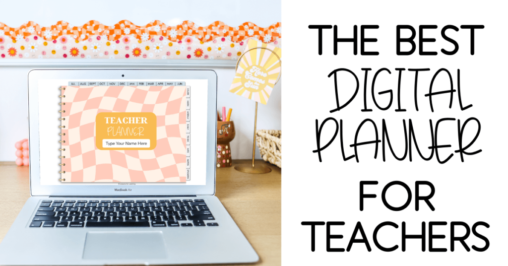 digital teacher planner image heading