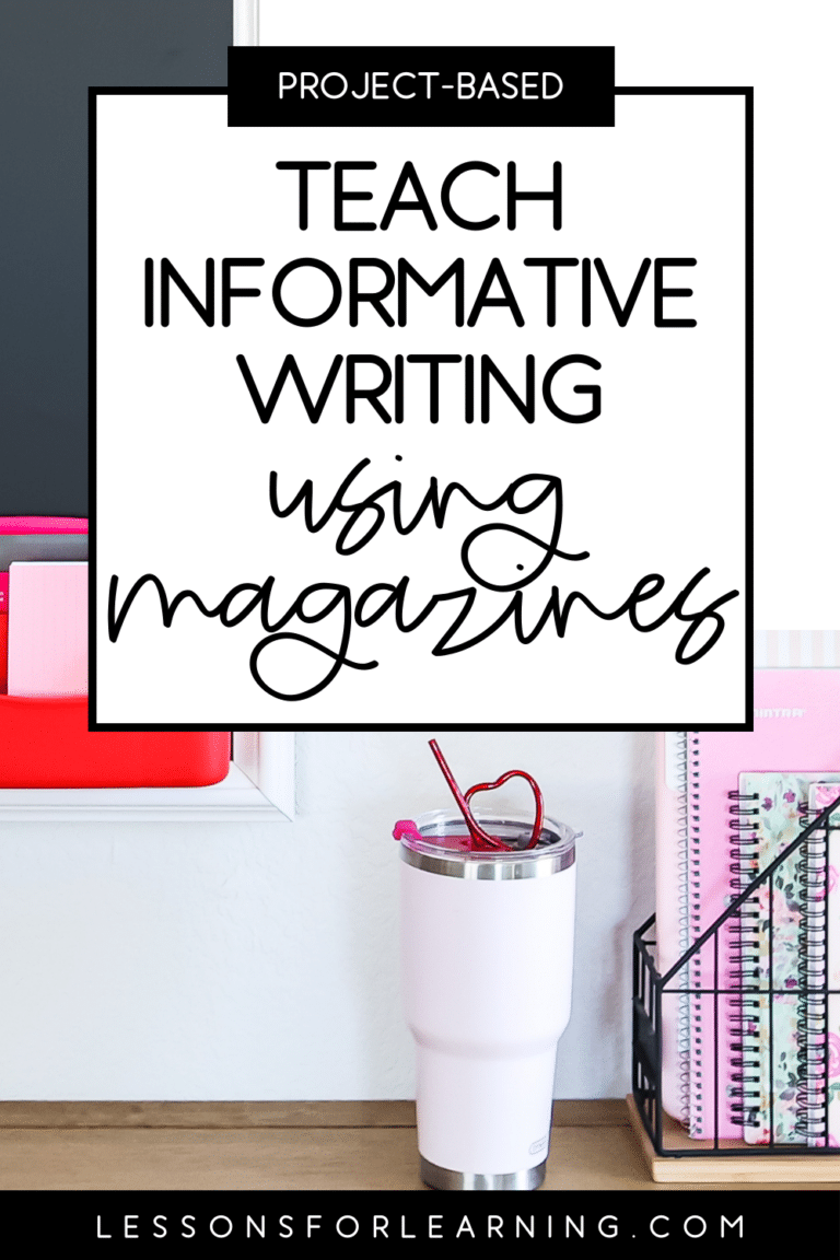 Teach informative writing using magazines in middle school blog post