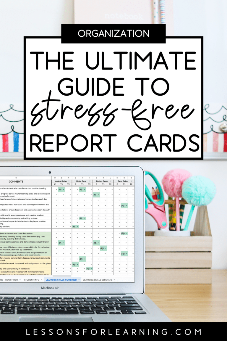 ultimate guide to stress free report cards