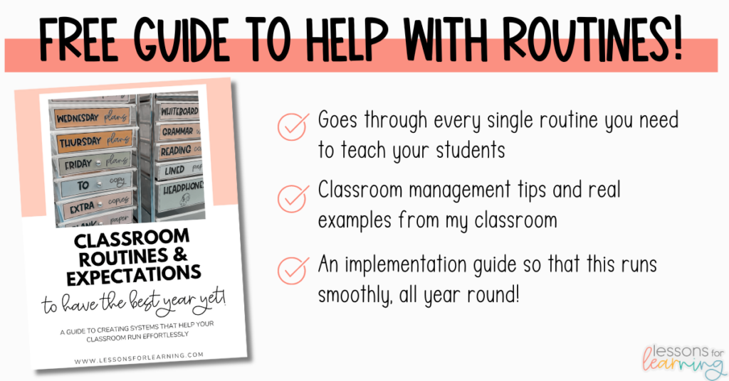 classroom management tips classroom routines and expectations