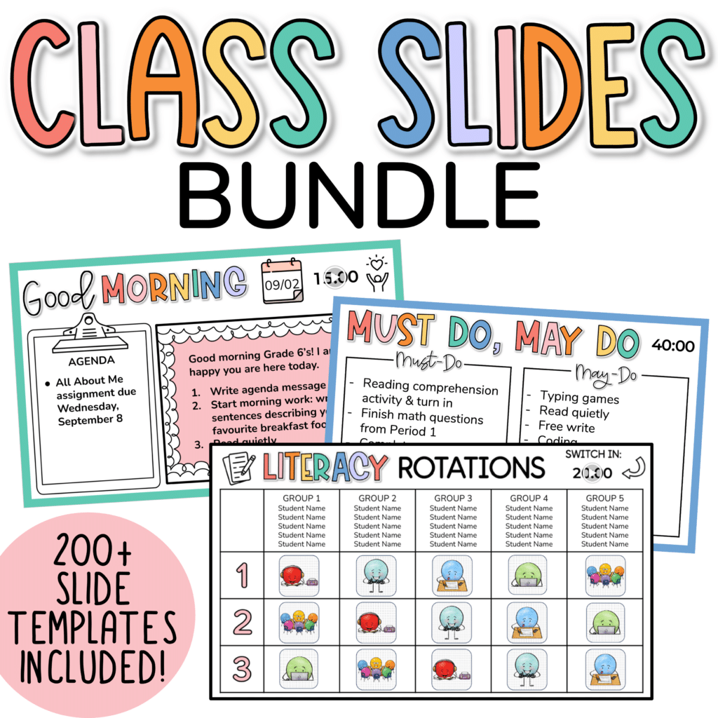 CLASSROOM Slides Bundle Cover