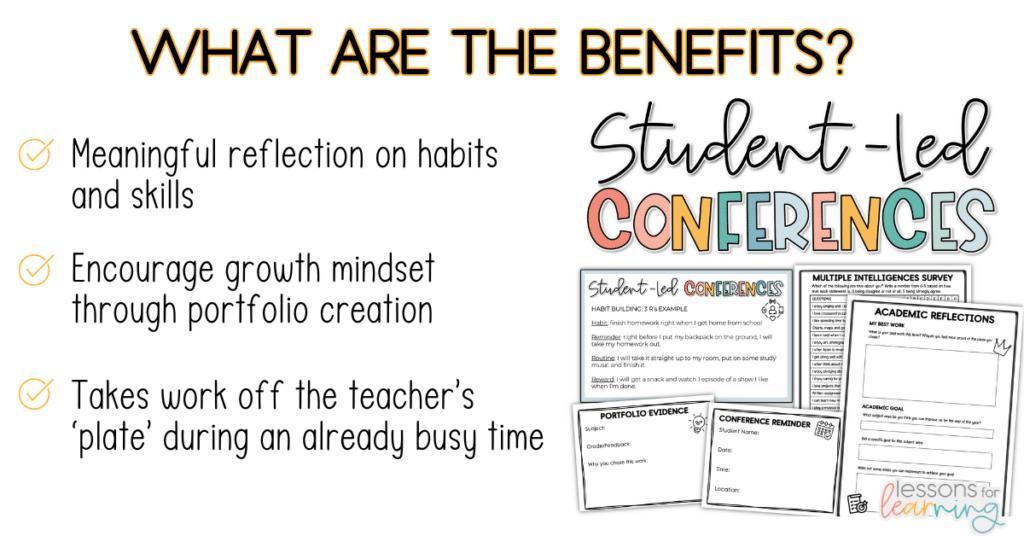 tips for successful student led conferences benefits