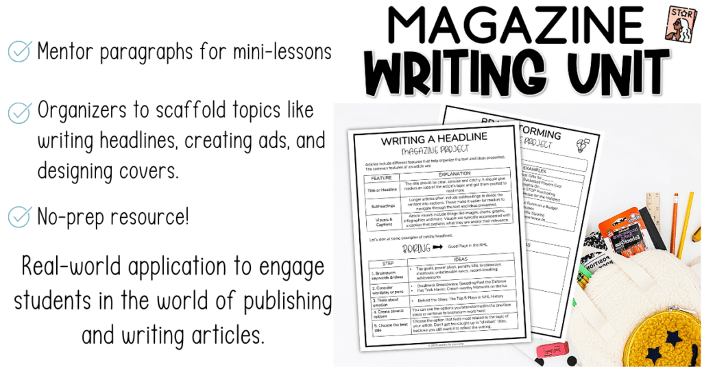 5 engaging winter activities for the classroom magazine writing unit