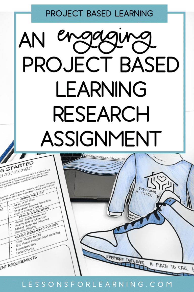 An Engaging Project Based Learning Research Assignment PIN